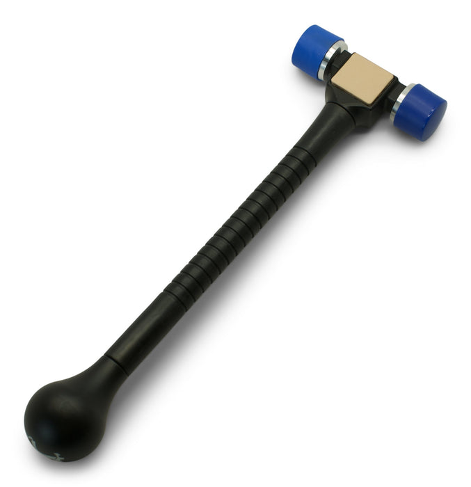 KECO Knockdown Hammer with Aluminum Head, Hard/Soft Tips - 8 Inch Plastic Handle