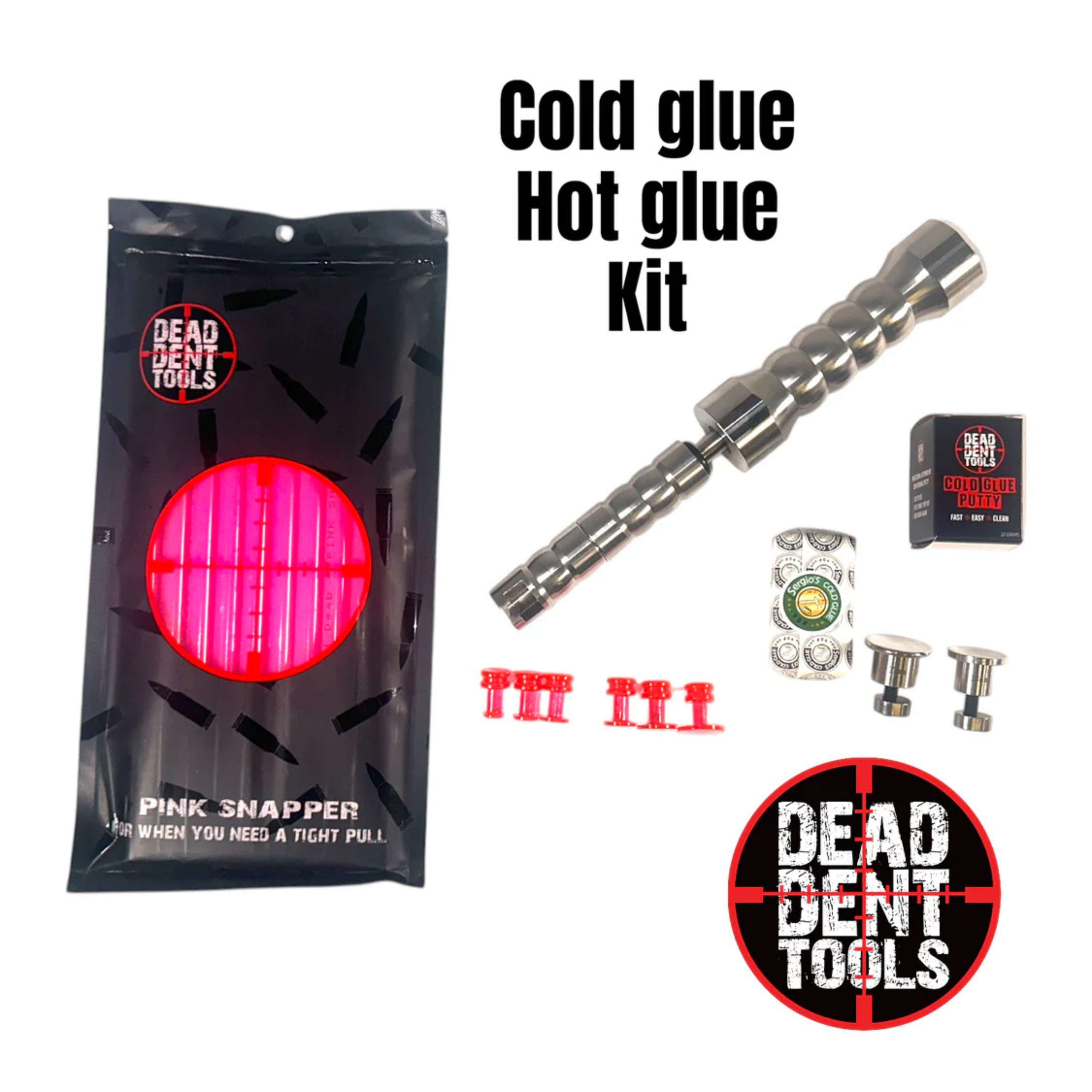 Dead Hand Tools Dead Dent Tools Cold Glue Kit Slide Hammer Hot/Cold – Keco Tabs UK