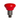 Dentcraft Red Hard PVC Interchangeable Mushroom Tip