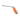 Orange Whale Tail - 6"