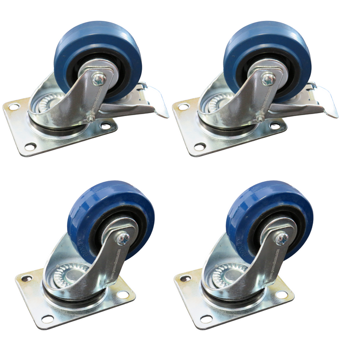 Full Set of Replacement Castors for TDN Tool Carts
